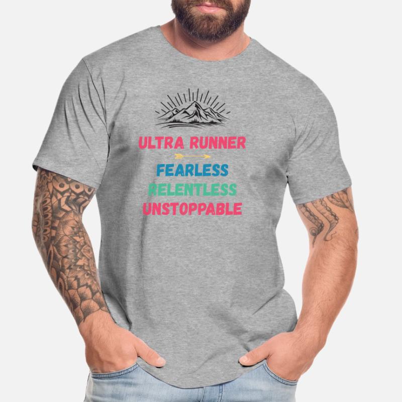 Ultra Runnner - Intrépide. Implacable. Imparable. T-shirt bio Premium Homme