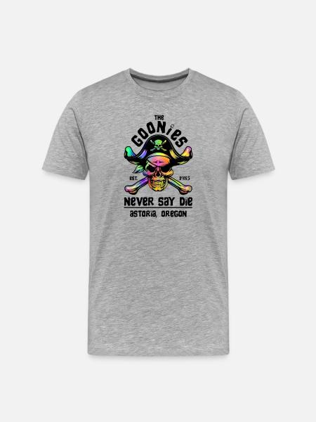 THE GOONIES 5 - Men's Premium Organic T-Shirt - heather grey