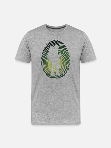 Nature Experience Hiking Statement Hikers Climbing - Men's Premium Organic T-Shirt - heather grey