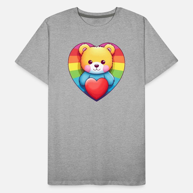 Love is a Bear Necessity Men's Premium Organic T-Shirt