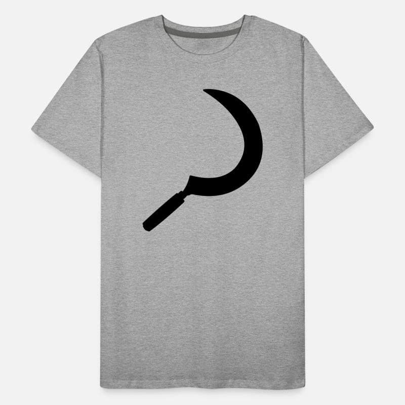 Sickle shadow image Men's Premium Organic T-Shirt
