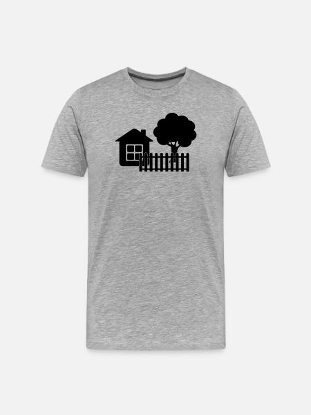 Gazebo gardener - Men's Premium Organic T-Shirt - heather grey