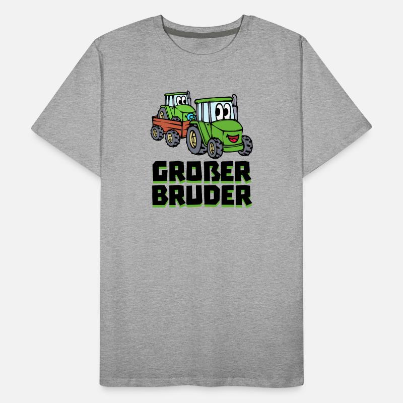 Landwirt Traktor Statement Schlepper Nutzfahrzeug Männer Premium Bio T-Shirt