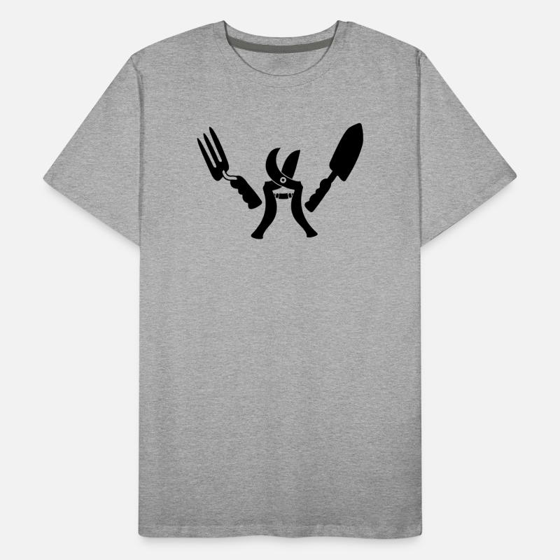 Gartengärtner bereit Männer Premium Bio T-Shirt