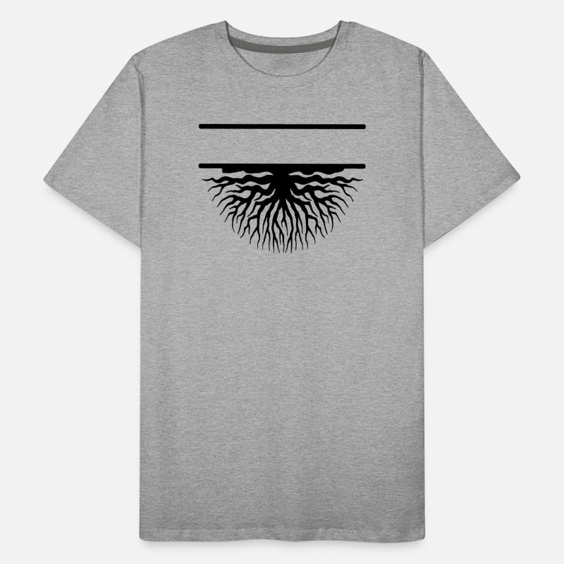 Tree roots Men's Premium Organic T-Shirt