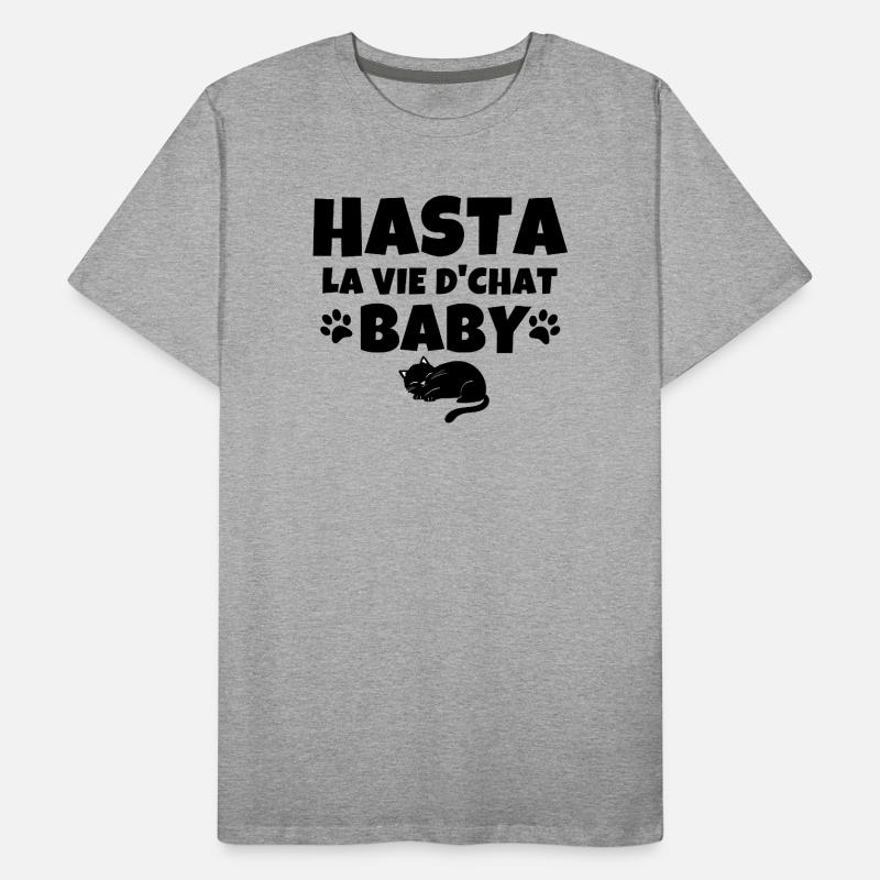 chat, chat mignon, chat doux T-shirt bio Premium Homme