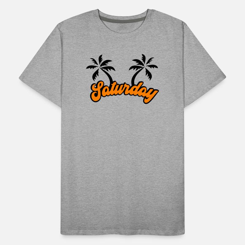 Samedi Le design du week-end T-shirt bio Premium Homme