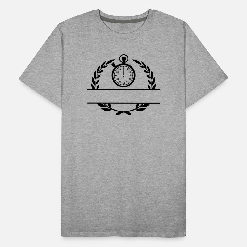 Chronomètre minute T-shirt bio Premium Homme