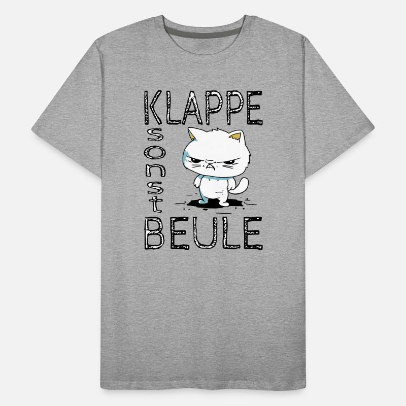 Klappe sonst Beule Männer Premium Bio T-Shirt