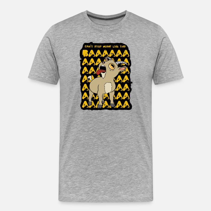 Can't stop doing like this - Männer Premium Bio T-Shirt - Grau meliert