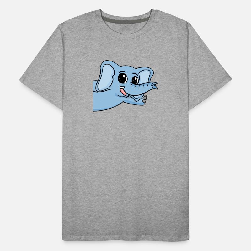 Salutation des éléphants T-shirt bio Premium Homme