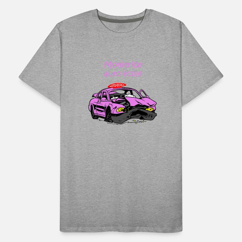 Monitrice auto-école T-shirt bio Premium Homme