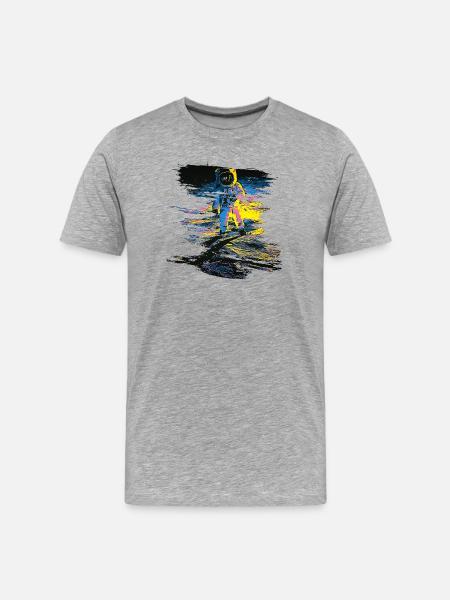pop - Men's Premium Organic T-Shirt - heather grey