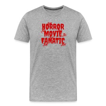 Binge Watching Series Streaming Movies Statement - Men's Premium Organic T-Shirt - heather grey - Front - Damien (186cm)