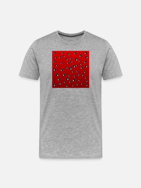 Summer Watermelon Costumes Watermelon Seeds - Men's Premium Organic T-Shirt - heather grey
