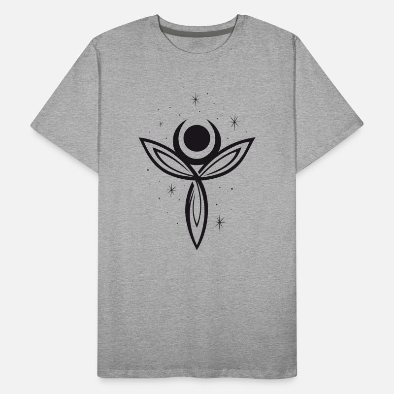 Déesse Lune Déesse Trinity Triquetra T-shirt bio Premium Homme