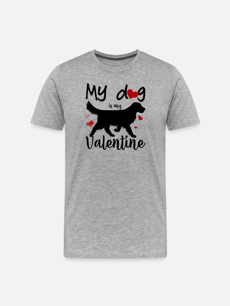 Crimson Heart Sketches - Men's Premium Organic T-Shirt - heather grey