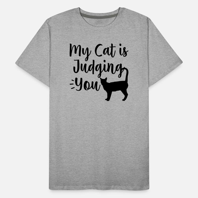 Drôle de chat T-shirt bio Premium Homme