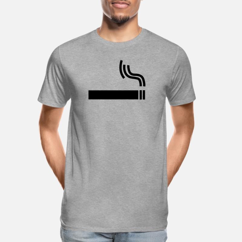 Zigarette Cigarette raucherpause Männer Premium Bio T-Shirt