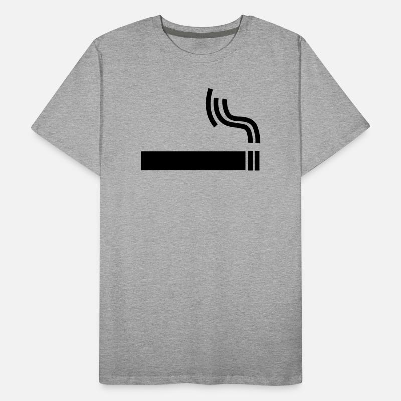 Zigarette Cigarette raucherpause Männer Premium Bio T-Shirt