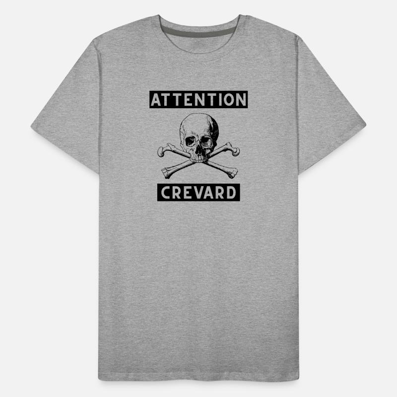Attention crevard T-shirt bio Premium Homme