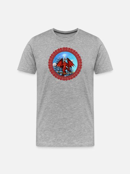 Fun Christmas design - Men's Premium Organic T-Shirt - heather grey