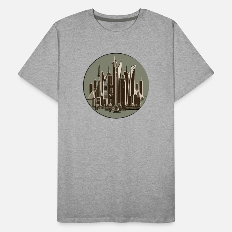 Gratte-ciel T-shirt bio Premium Homme