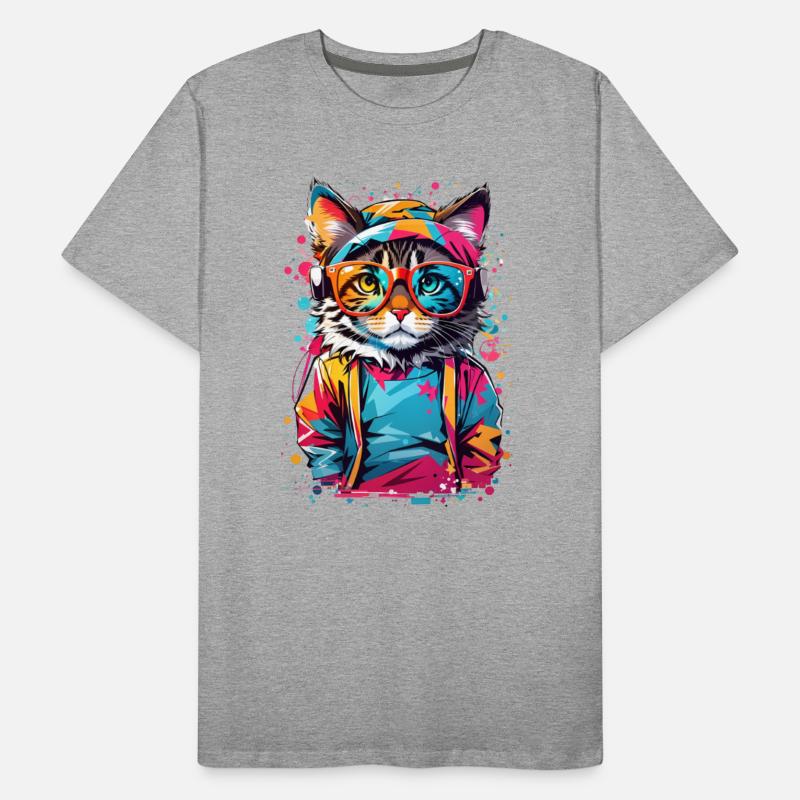 Cute cat Men's Premium Organic T-Shirt