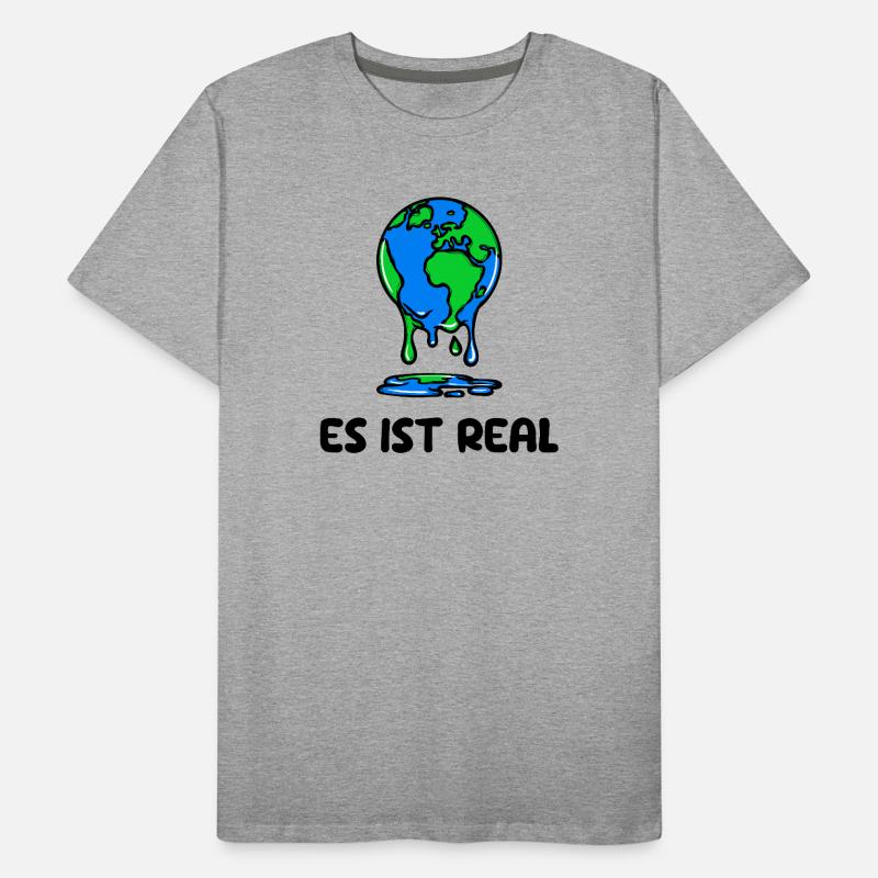 Umwelt Mutter Erde Natur Statement Naturschutz Männer Premium Bio T-Shirt