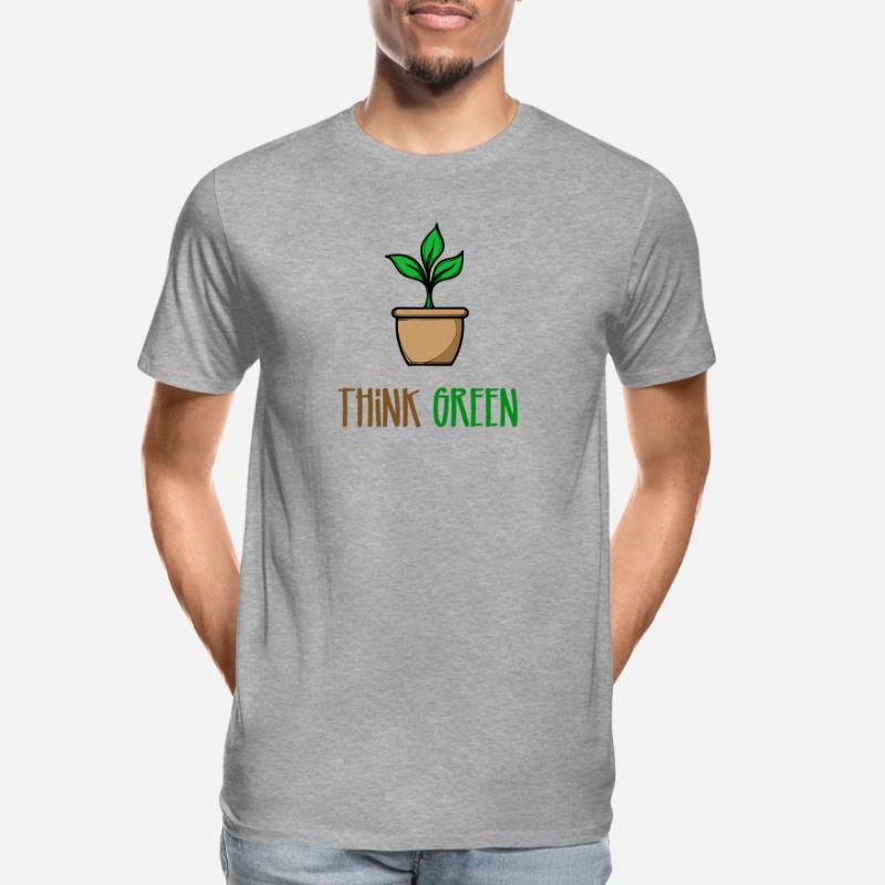 Tree Environment Statement Sustainability Earth Nature Men's Premium Organic T-Shirt