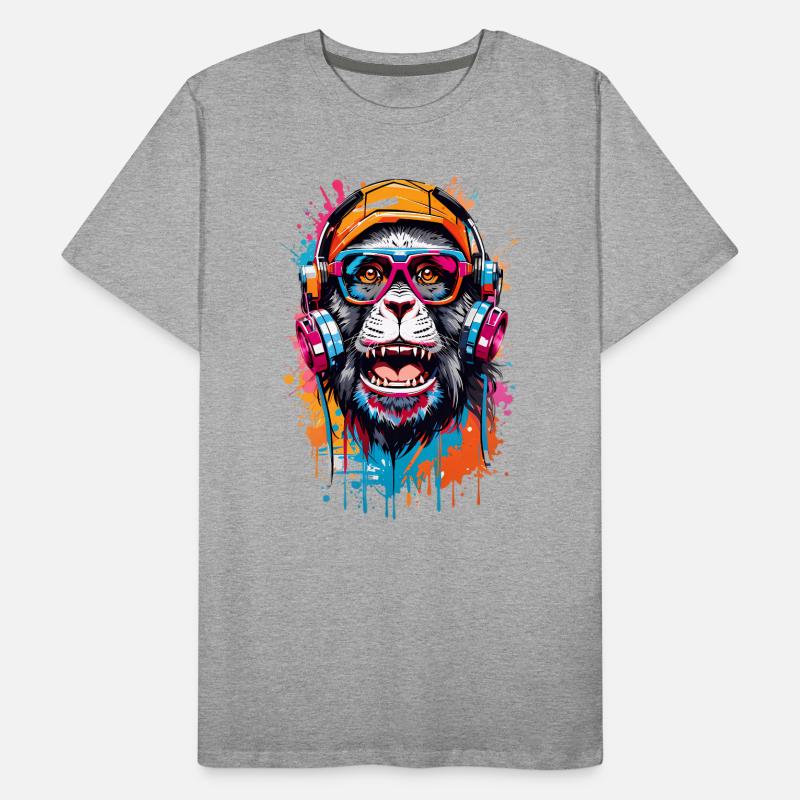 Cool monkey Men's Premium Organic T-Shirt