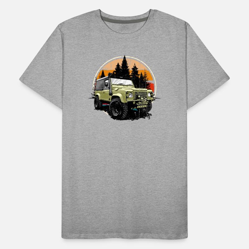Forest Trail Defender Men's Premium Organic T-Shirt