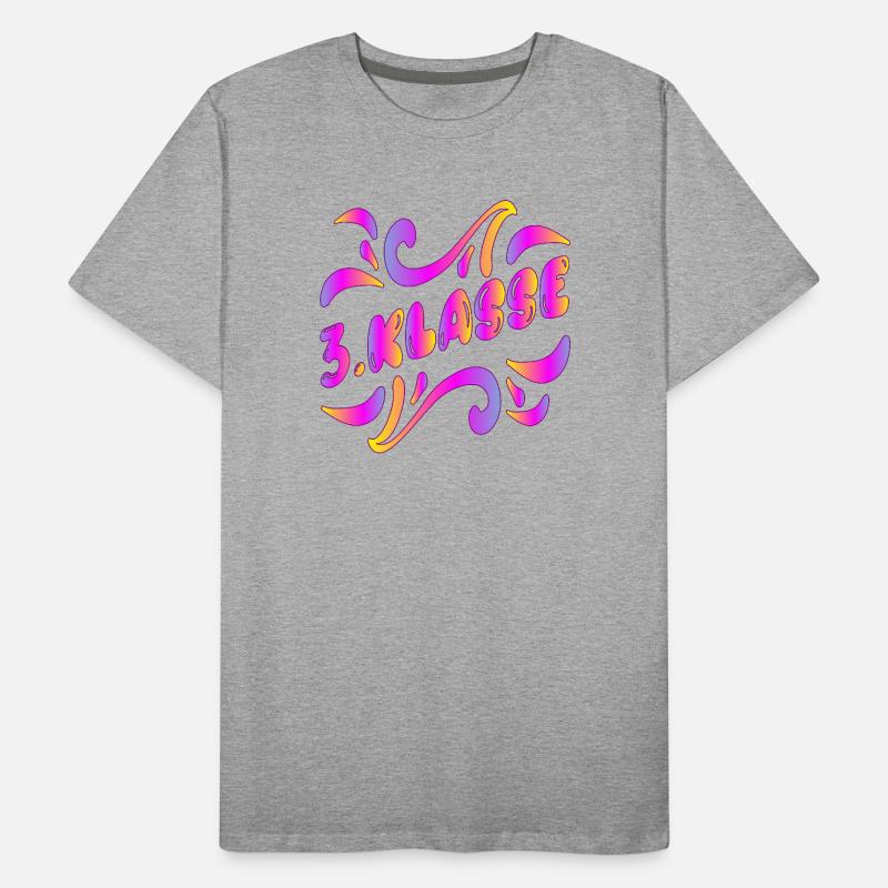 3. Klasse Grundschule - Drittklässlerin Mädchen Männer Premium Bio T-Shirt