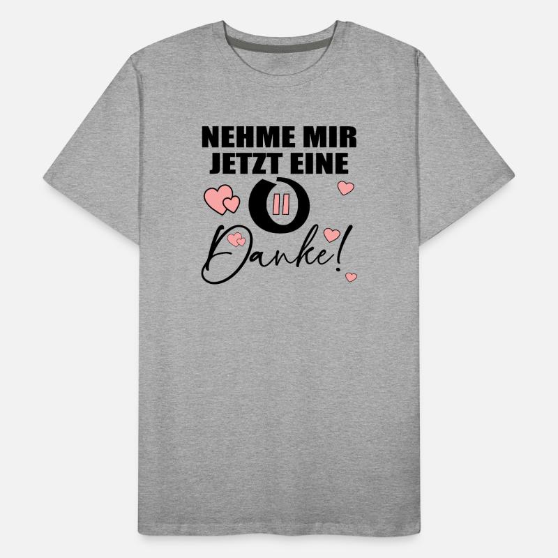 PAUSE - DANKE SPRÜCHE Männer Premium Bio T-Shirt