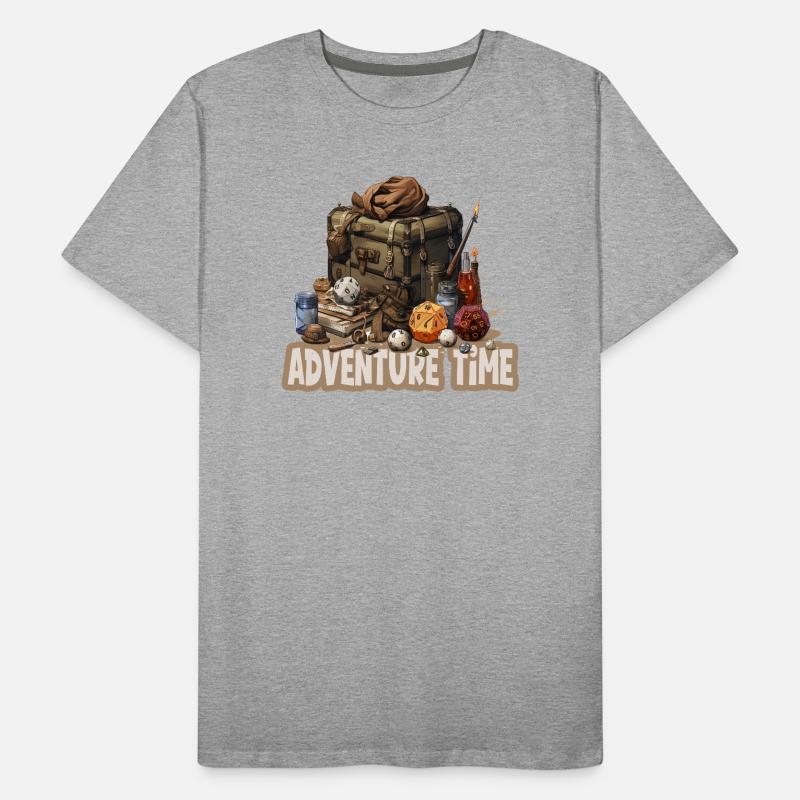 Jeu de rôle, Temps d’aventure, Équipement fantastique T-shirt bio Premium Homme