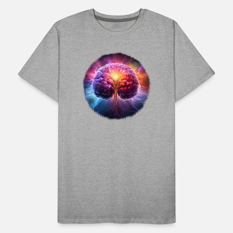 The Brain, Human Brain Infinite Skill Men's Premium Organic T-Shirt