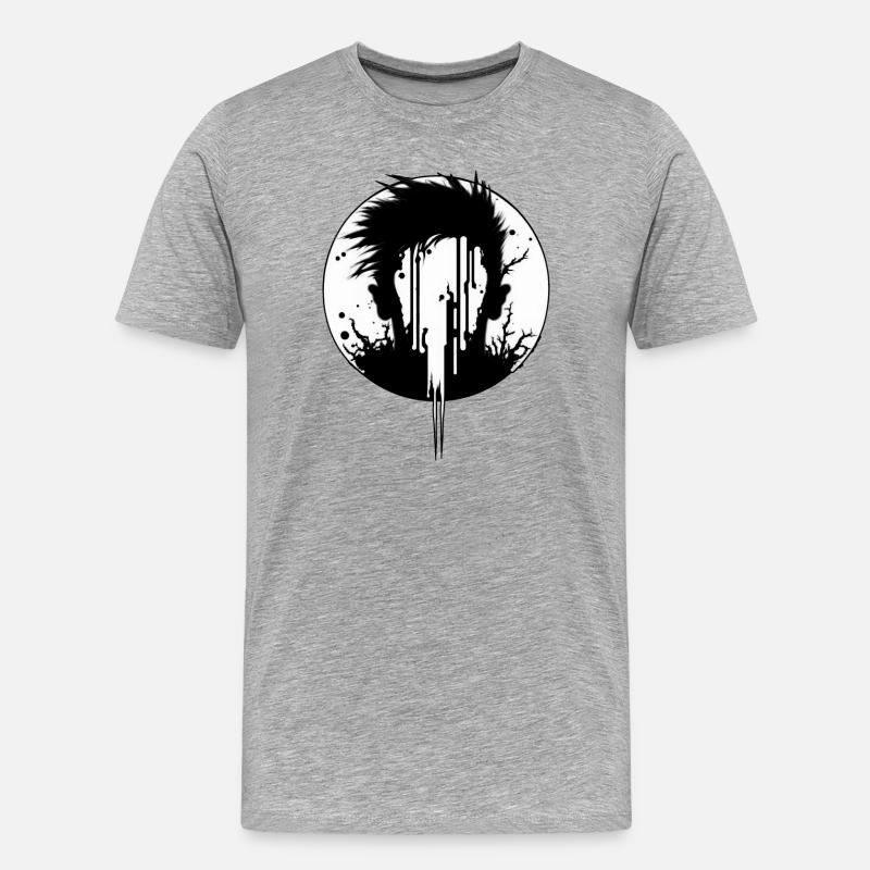 Ano 01 - Männer Premium Bio T-Shirt - Grau meliert