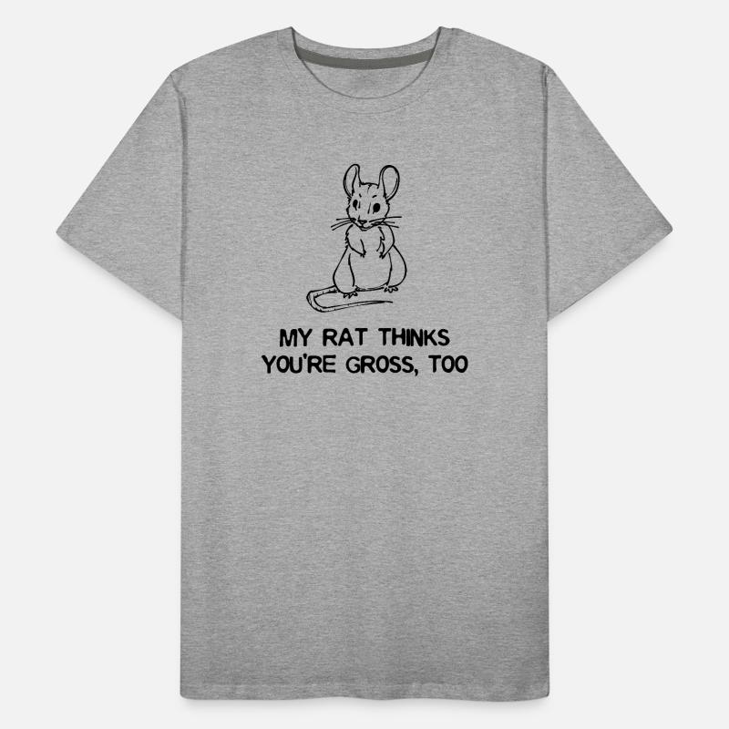 Rat Statement Pets Animals Pet Men's Premium Organic T-Shirt