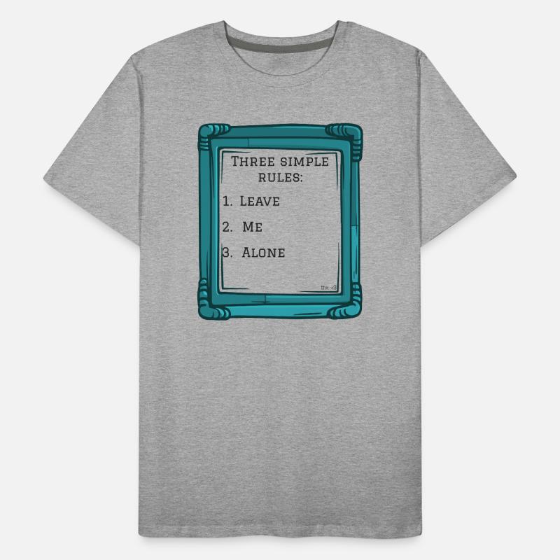 Three simple rules Männer Premium Bio T-Shirt