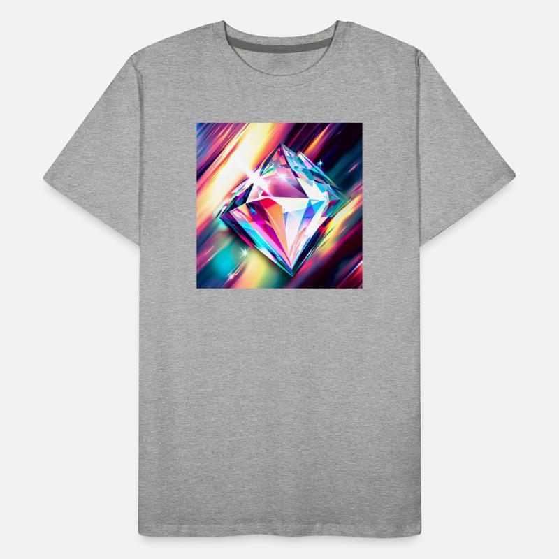 Diamant Männer Premium Bio T-Shirt