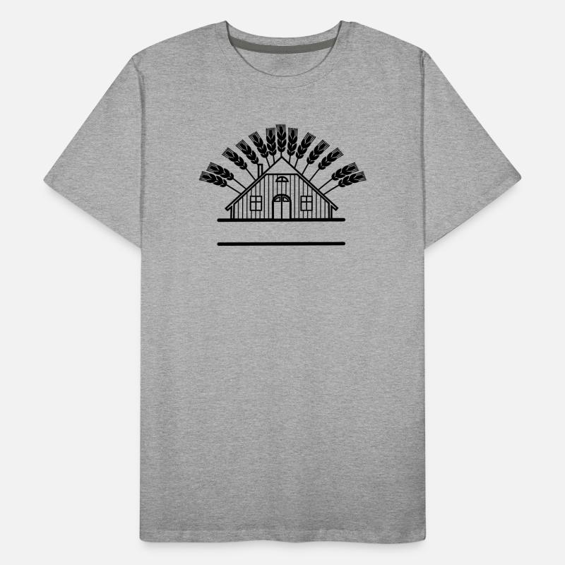 Grenier avec arche à grain T-shirt bio Premium Homme