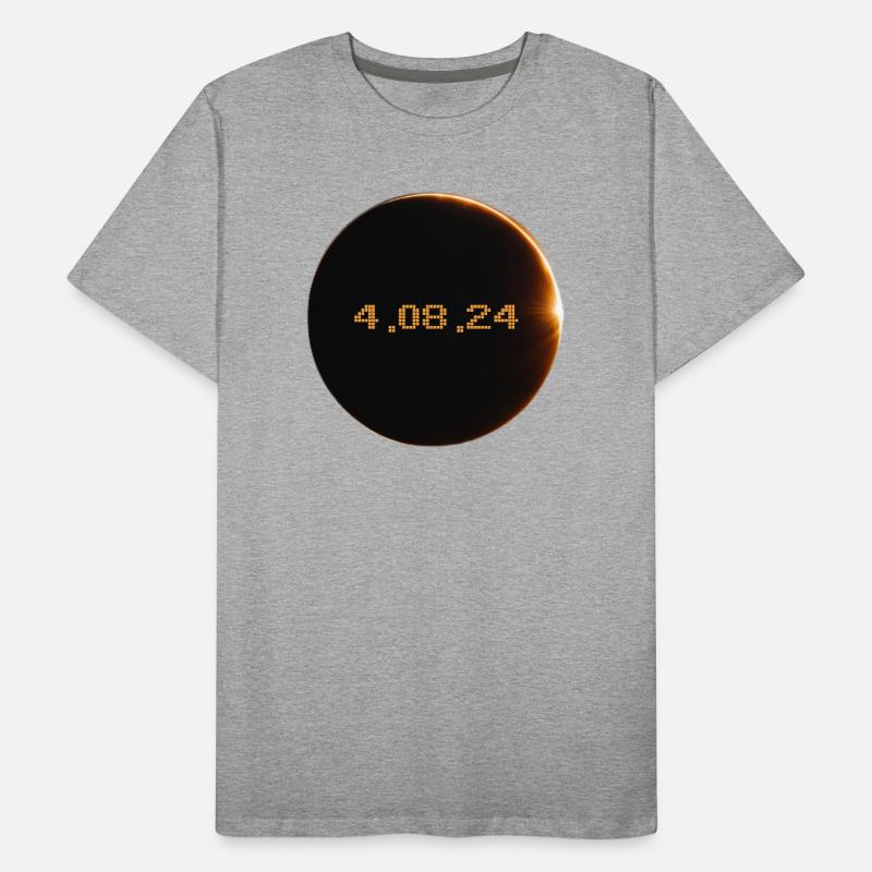 Solar Eclipse 2024 Men's Premium Organic T-Shirt