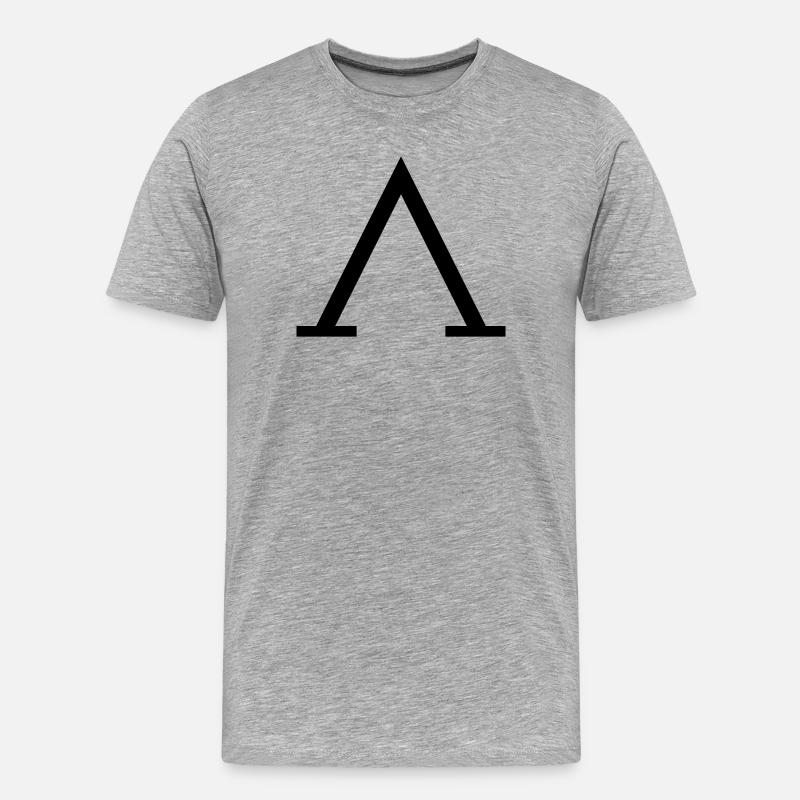 sparta - Männer Premium Bio T-Shirt - Grau meliert