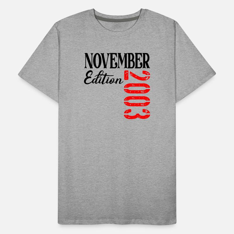23rd Birthday - Twenty-Three Edition 2003 Men's Premium Organic T-Shirt