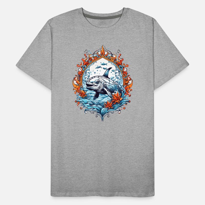 Créatures Marines, Poissons T-shirt bio Premium Homme