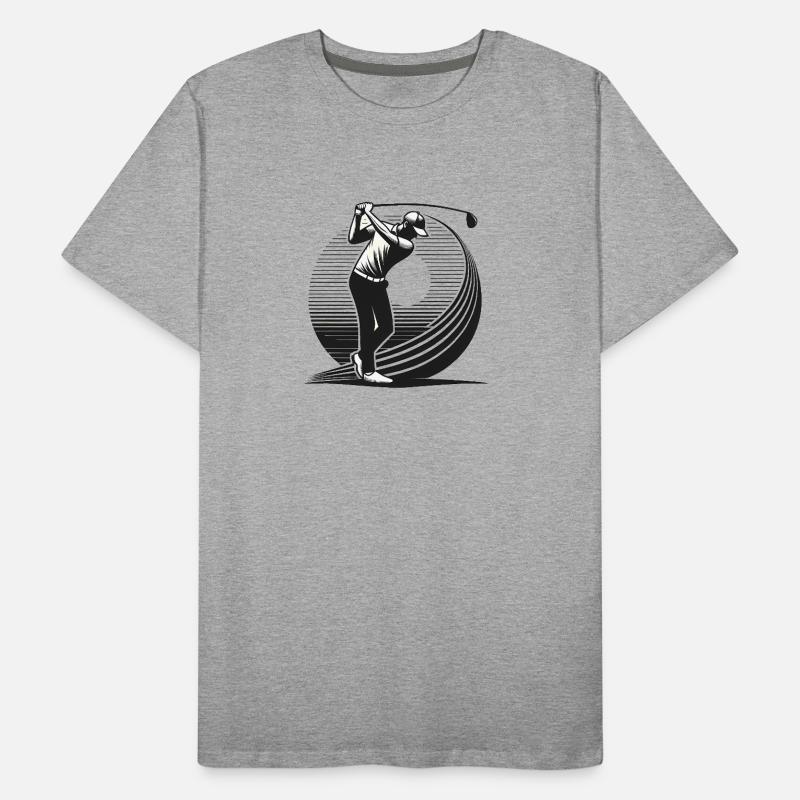 Golfer Men's Premium Organic T-Shirt