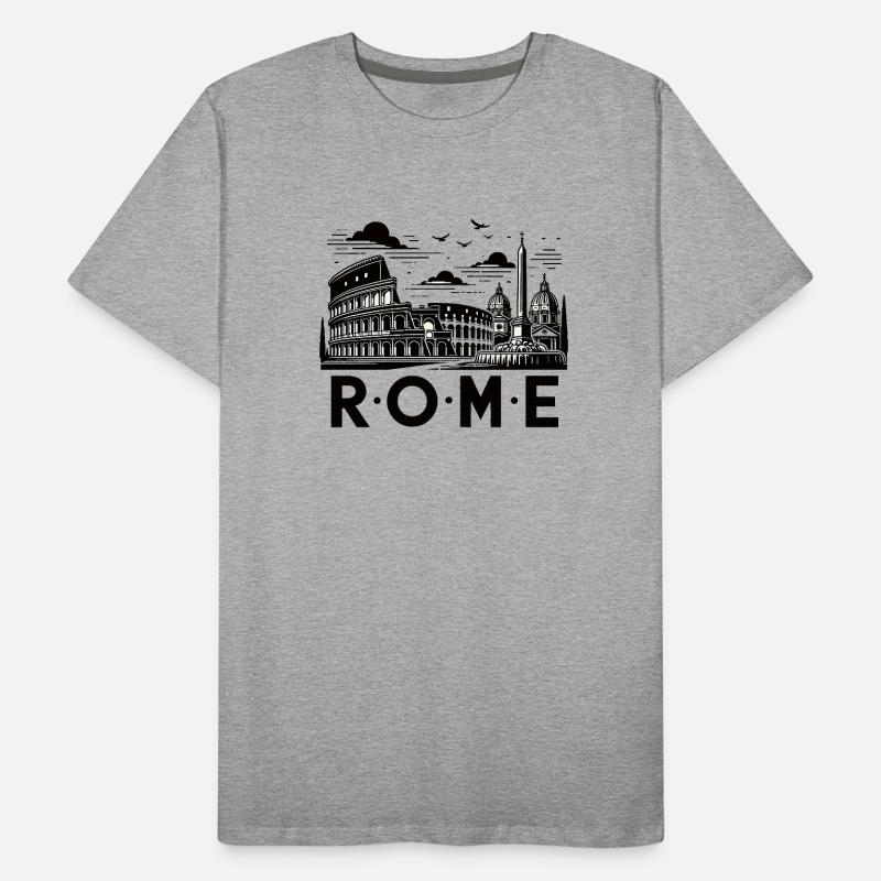 Rome T-shirt bio Premium Homme