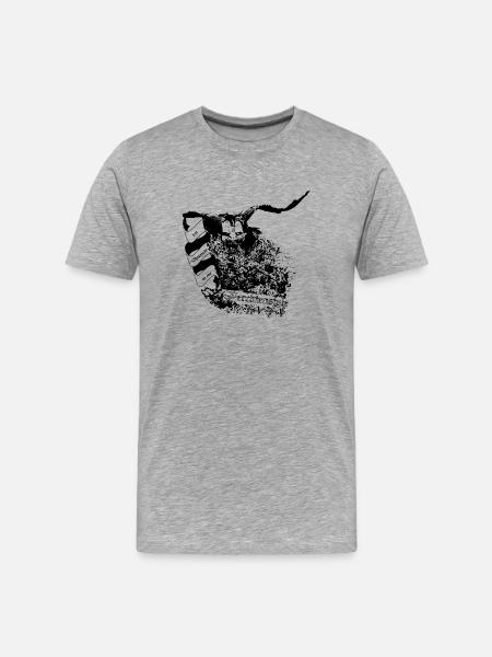 Preschtenstyle - Männer Premium Bio T-Shirt - Grau meliert