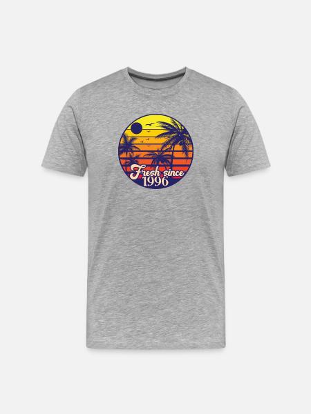 Millésime 1996 - T-shirt bio Premium Homme - gris chiné