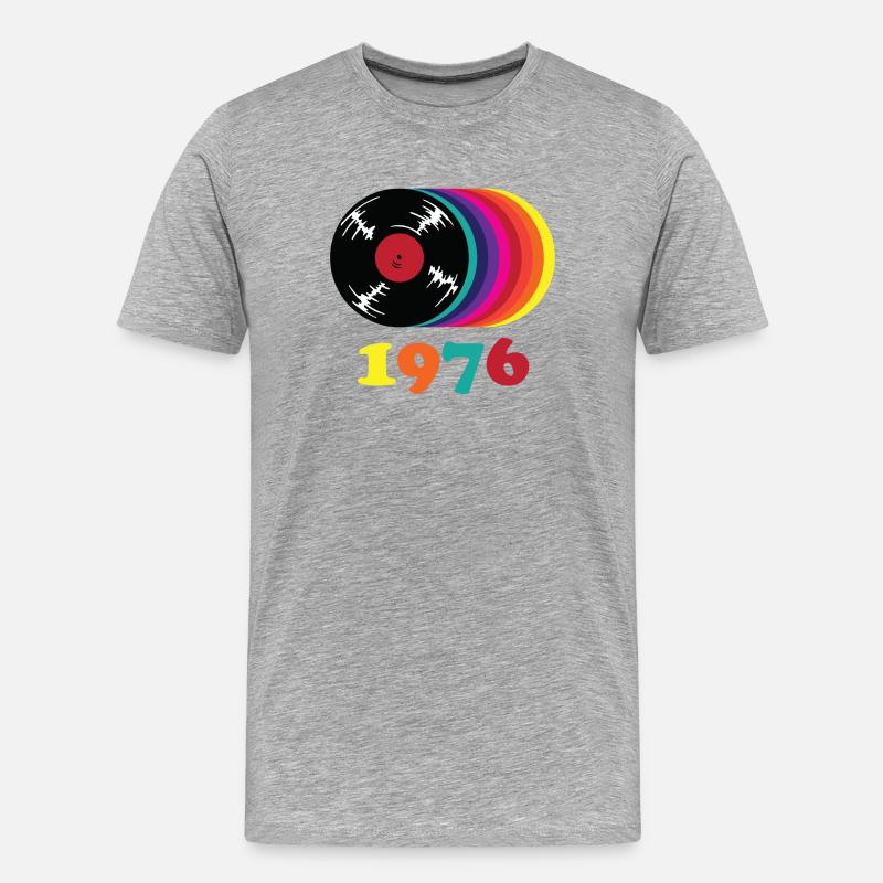 Millésime 1976 - T-shirt bio Premium Homme - gris chiné
